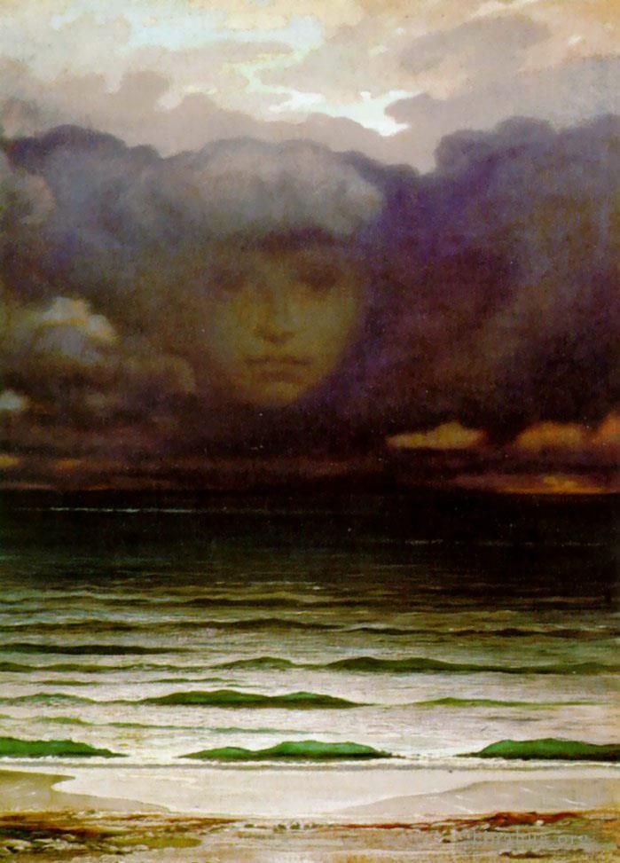 伊莱休·维德 的油画作品 -  《记忆》