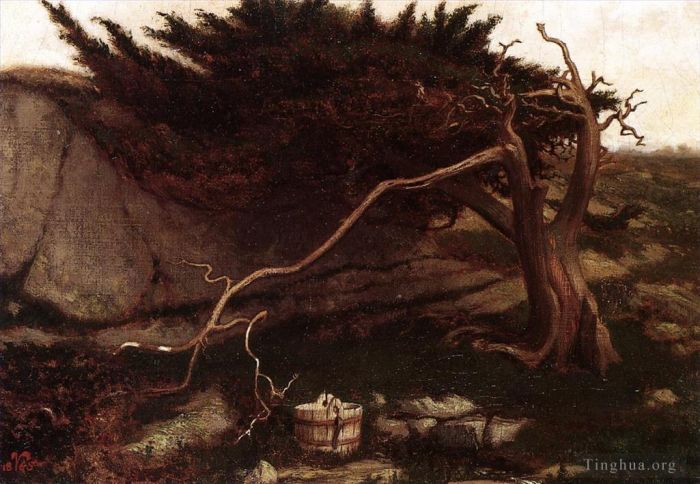 伊莱休·维德 的油画作品 -  《孤独的春天》