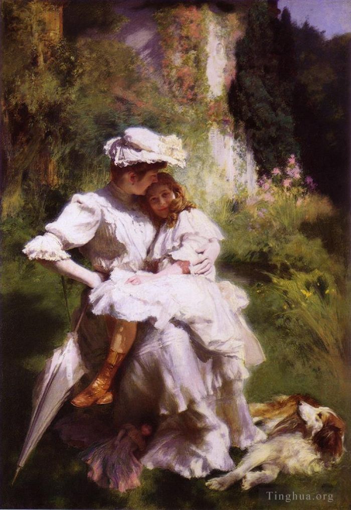 埃米尔·福里安特 的油画作品 -  《母亲节,1906》