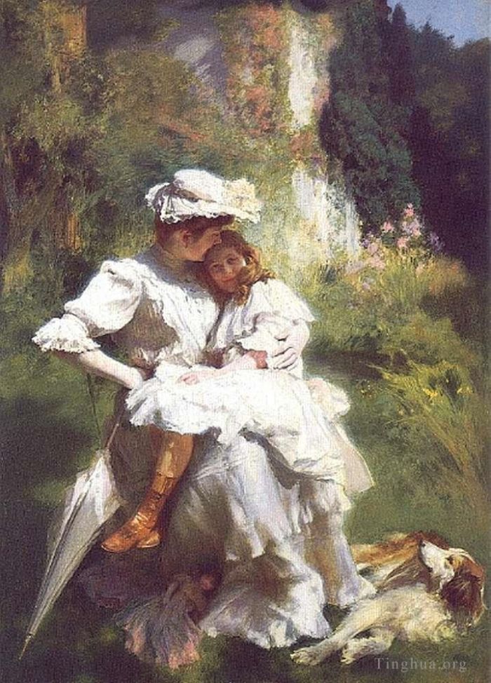 埃米尔·福里安特 的油画作品 -  《母亲节》