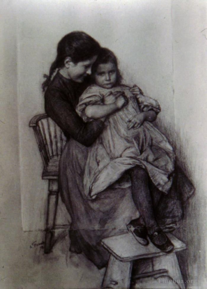 埃米尔·福里安特 的各类绘画作品 -  《姐妹》