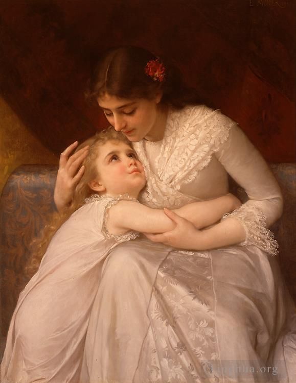 埃米尔·穆尼尔 的油画作品 -  《原谅妈妈》
