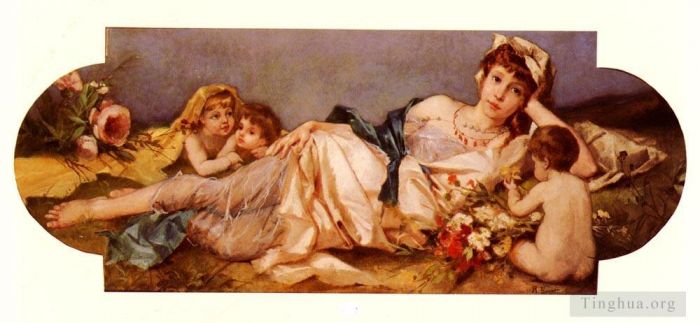 鲁道夫·恩斯特 的油画作品 -  《宫女阿维克·普蒂斯》