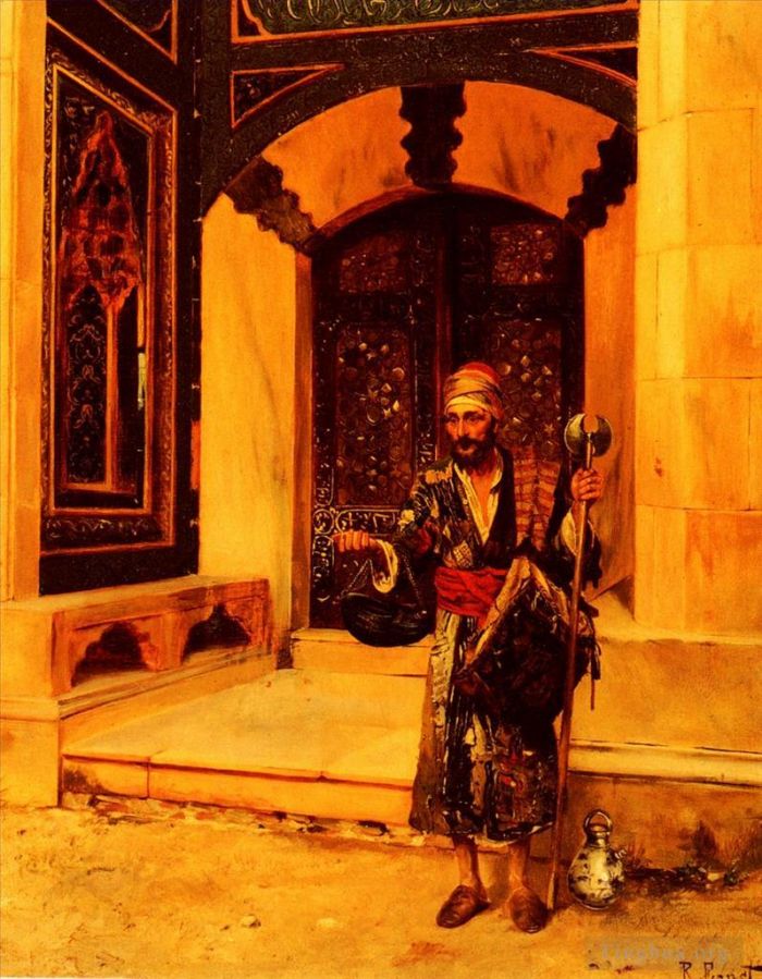 鲁道夫·恩斯特 的油画作品 -  《乞丐》
