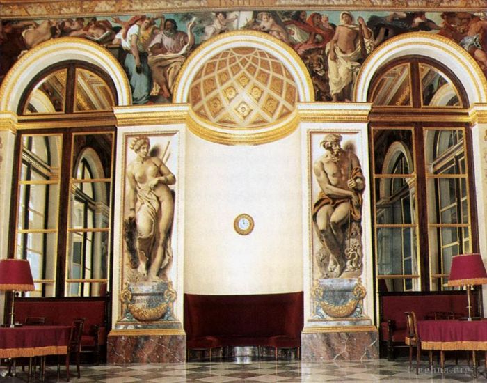 欧仁·德拉克罗瓦 的各类绘画作品 -  《西墙装饰》