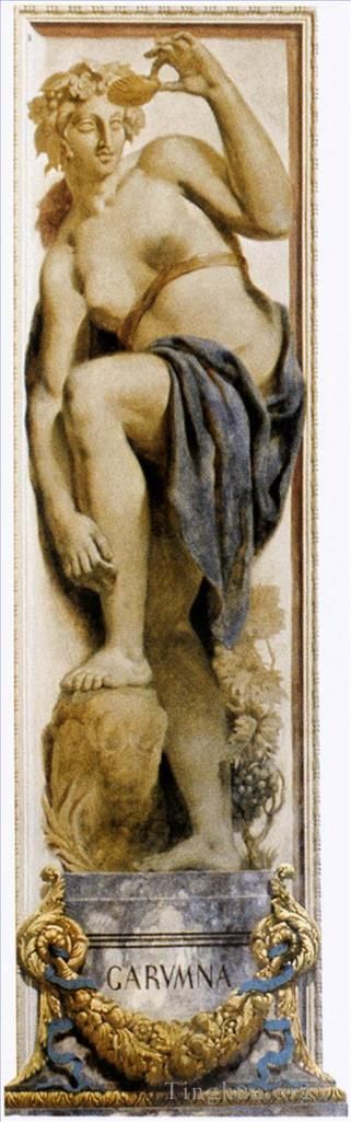 欧仁·德拉克罗瓦 的雕塑作品 -  《加龙河》