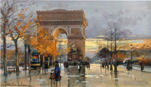 艺术家欧仁·加利安·拉瑞作品《普鲁埃星广场》