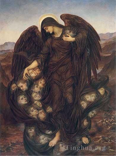 伊芙琳·德·摩根 的油画作品 -  《死者之地》