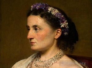 艺术家亨利·方坦·拉图尔作品《菲茨詹姆斯公爵夫人,186detail1》