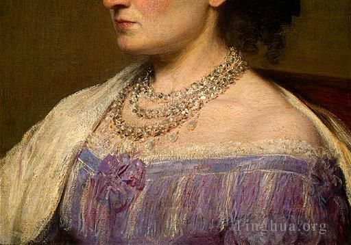 亨利·方坦·拉图尔 的油画作品 -  《菲茨詹姆斯公爵夫人,186detail3》