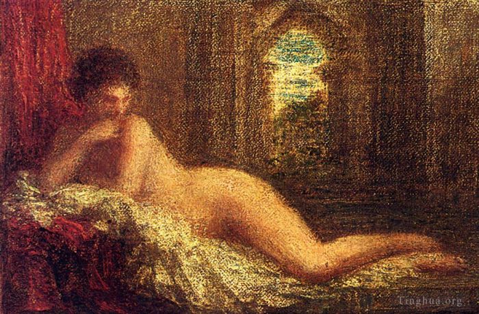 亨利·方坦·拉图尔 的油画作品 -  《小东方沙发》