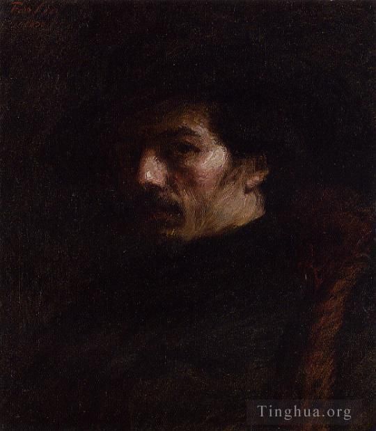 亨利·方坦·拉图尔 的油画作品 -  《阿尔方斯·莱格罗斯的肖像》