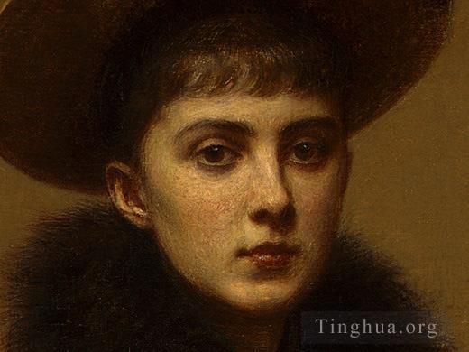 亨利·方坦·拉图尔 的油画作品 -  《索尼娅肖像,189detail3》