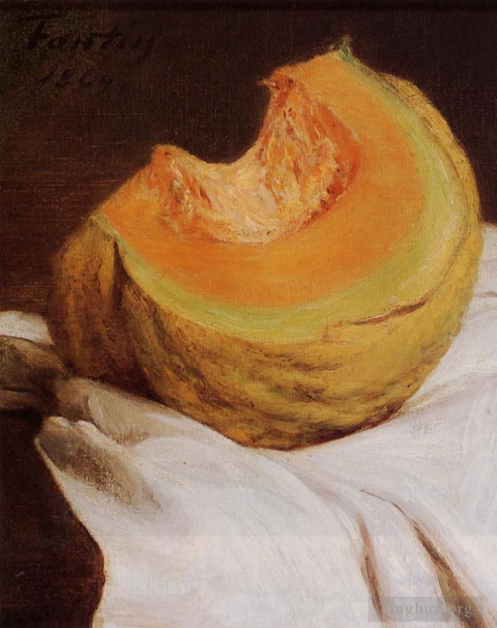 亨利·方坦·拉图尔 的油画作品 -  《静物,1869》