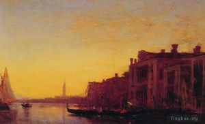 艺术家费力克斯·齐耶姆作品《大运河,威尼斯》