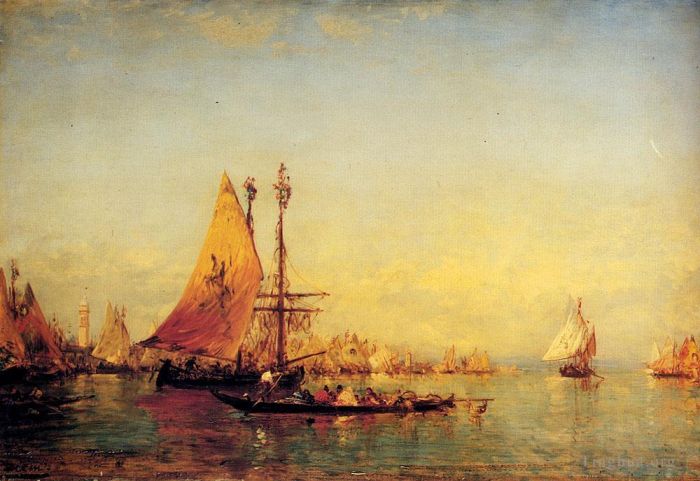 费力克斯·齐耶姆 的油画作品 -  《威尼斯大运河,1》