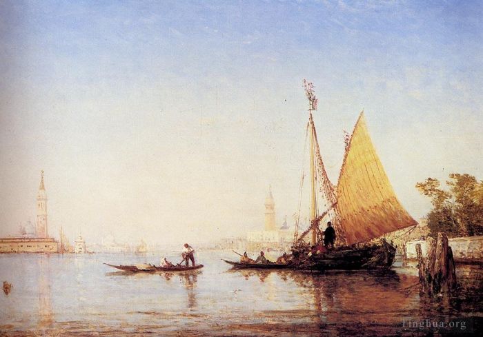 费力克斯·齐耶姆 的油画作品 -  《威尼斯大运河》