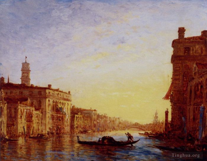 费力克斯·齐耶姆 的油画作品 -  《大运河》
