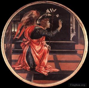 艺术家菲利皮诺·利比作品《1483,年《天使报喜》中的加百列》