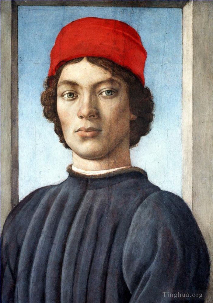 菲利皮诺·利比 的油画作品 -  《一个青年的肖像》