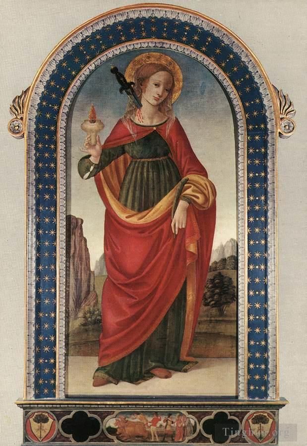 菲利皮诺·利比 的油画作品 -  《圣露西》