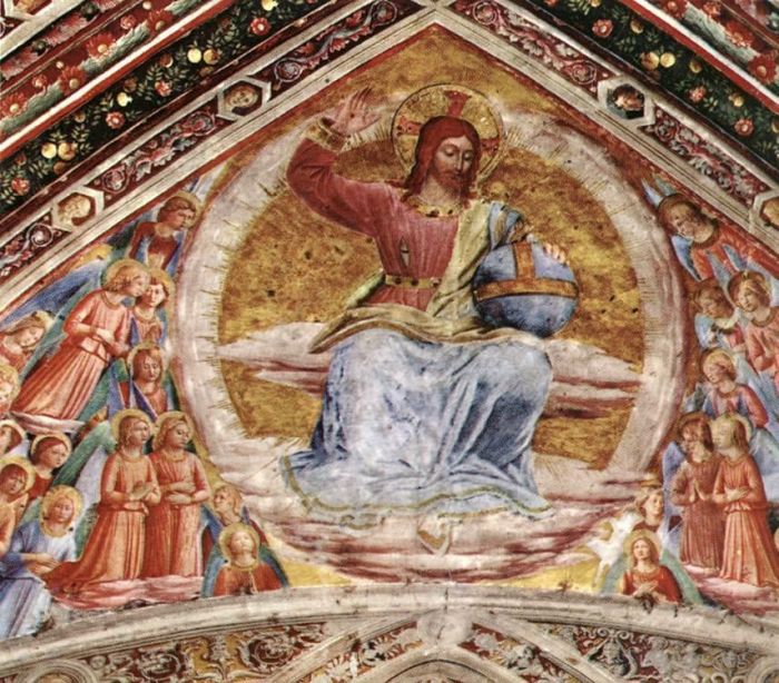 弗拉·安杰利科 的各类绘画作品 -  《审判者基督》