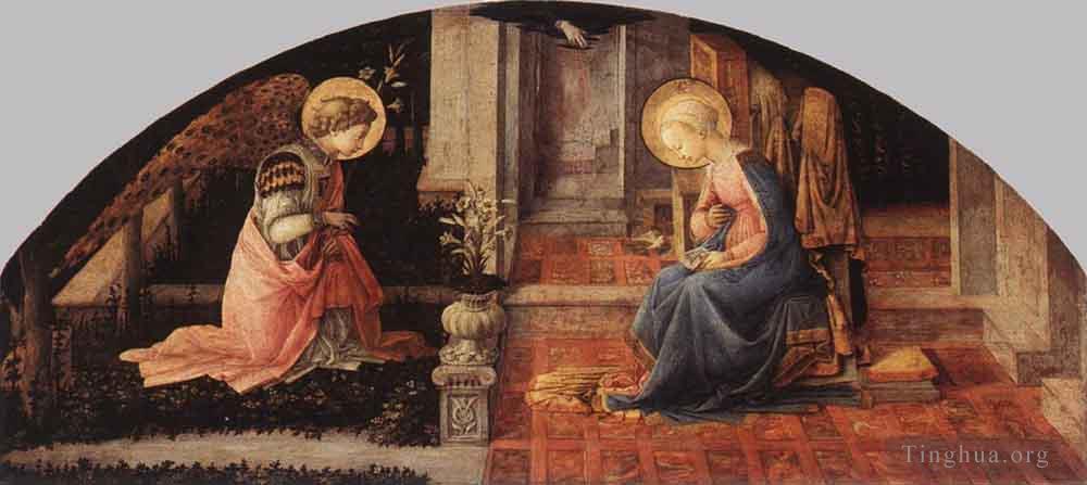 弗拉·菲利皮诺·利比作品《5,天使报喜,1445》