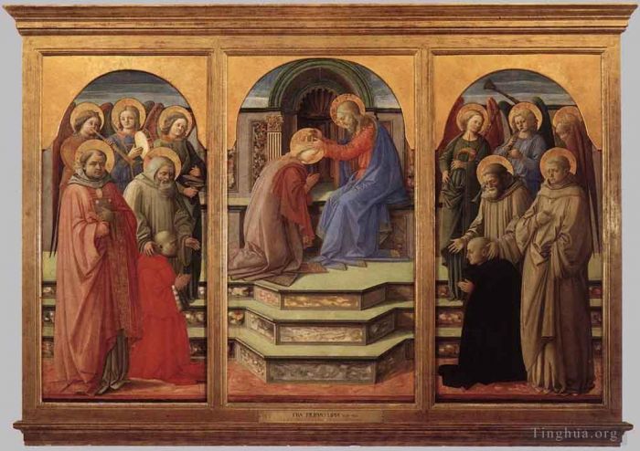 弗拉·菲利皮诺·利比 的各类绘画作品 -  《圣母加冕2》