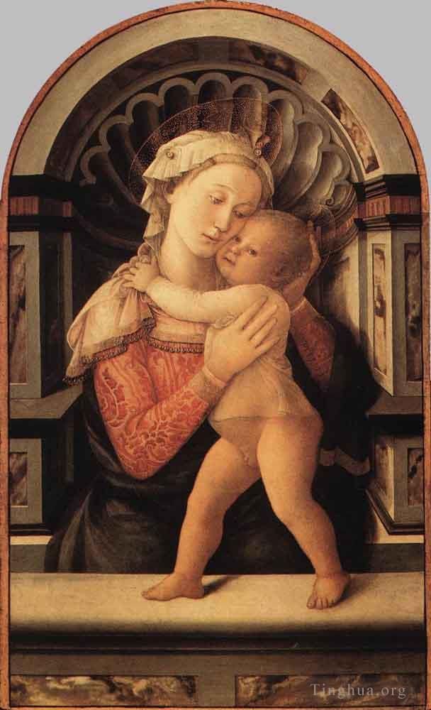 弗拉·菲利皮诺·利比 的各类绘画作品 -  《麦当娜和孩子》