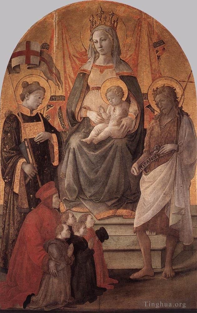 弗拉·菲利皮诺·利比 的各类绘画作品 -  《麦当娜·德尔·切波》