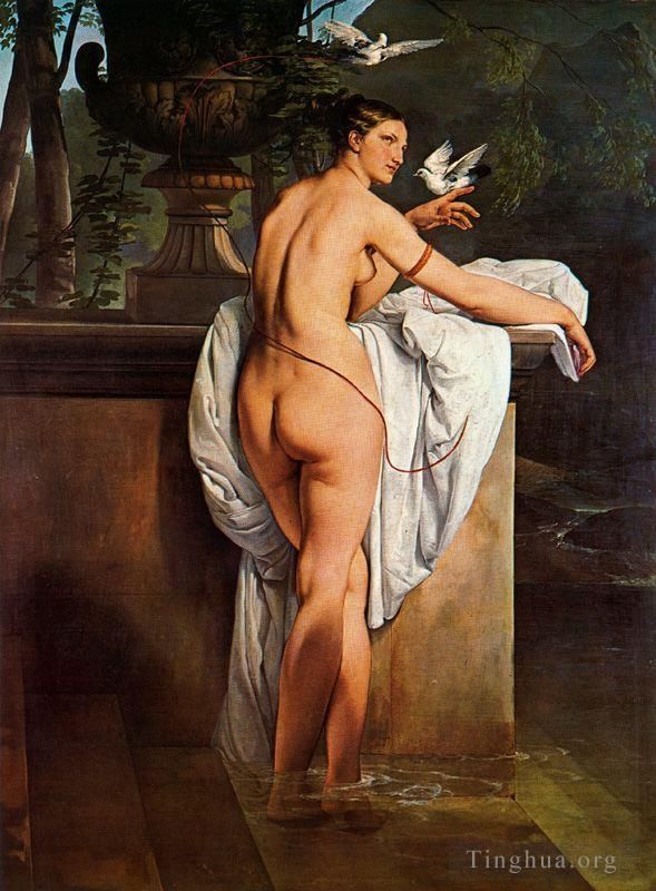 弗朗切斯科·海椰兹 的油画作品 -  《卡洛塔·夏伯特,1830,年》