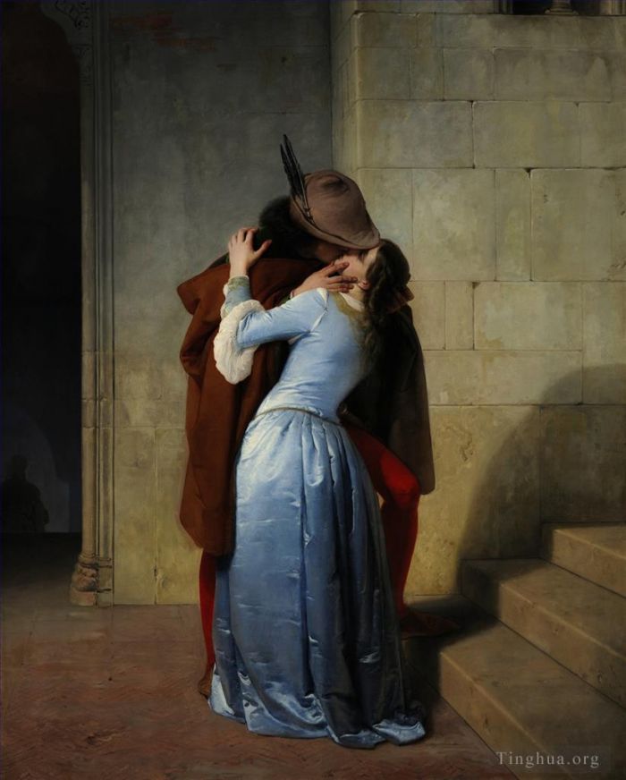 弗朗切斯科·海椰兹 的油画作品 -  《这个吻》
