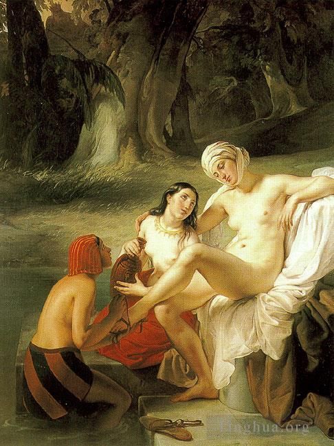 弗朗切斯科·海椰兹 的油画作品 -  《意大利浪漫主义》
