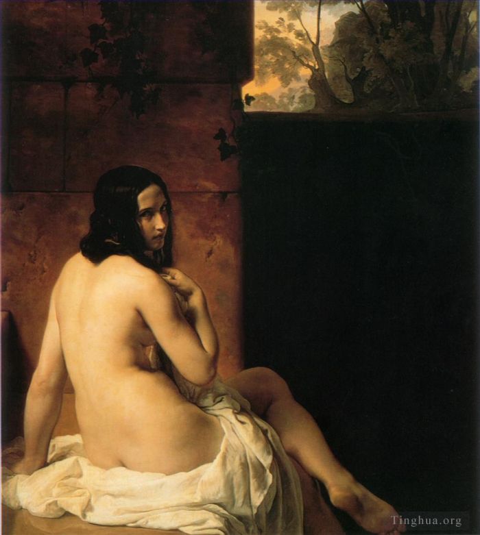 弗朗切斯科·海椰兹 的油画作品 -  《苏珊娜·阿尔·巴尼奥》