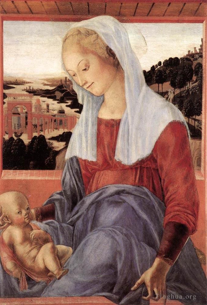 弗朗切斯科·迪·乔吉奥 的各类绘画作品 -  《麦当娜和孩子,1472》