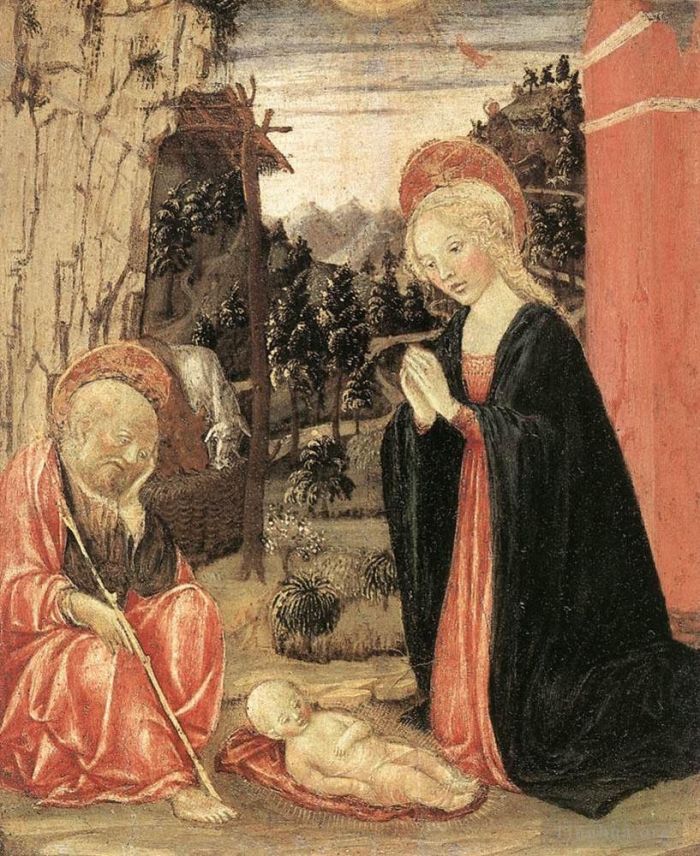 弗朗切斯科·迪·乔吉奥 的各类绘画作品 -  《耶稣诞生》
