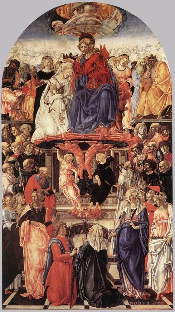 弗朗切斯科·迪·乔吉奥 的各类绘画作品 -  《圣母加冕》