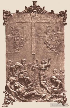 艺术家弗朗切斯科·迪·乔吉奥作品《十字架上的沉积》