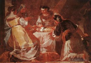 艺术家弗朗西斯科·戈雅作品《圣母的诞生》