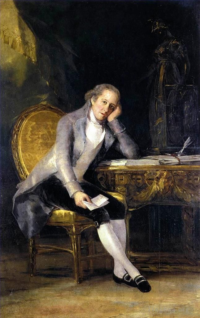 弗朗西斯科·戈雅 的油画作品 -  《加斯帕·梅尔乔·德·霍维拉诺斯》