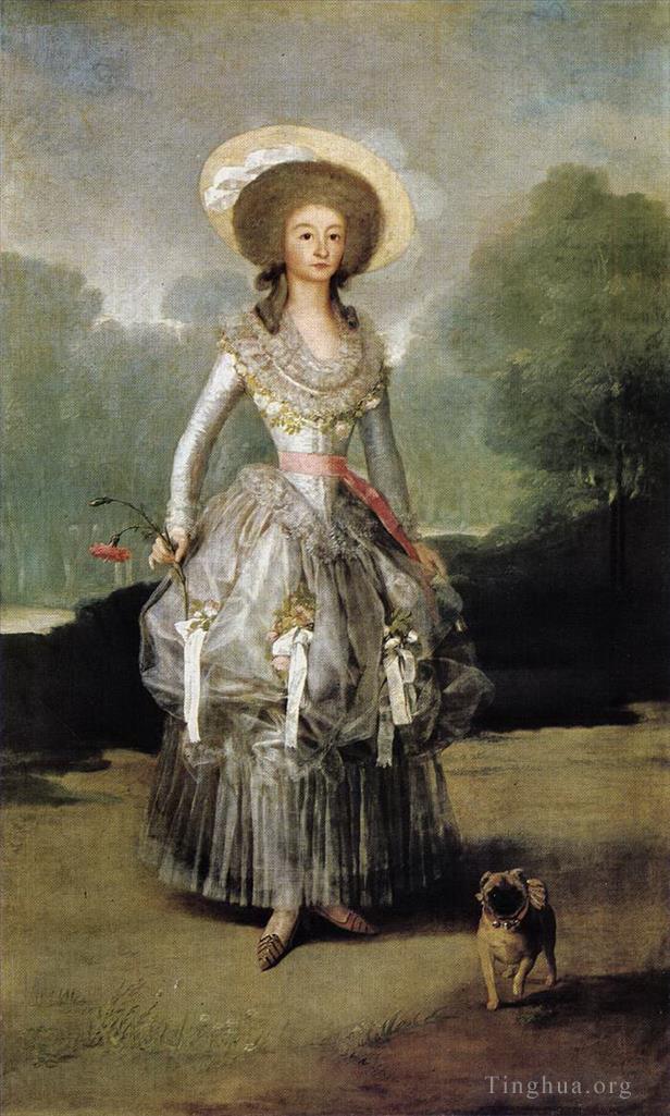 弗朗西斯科·戈雅作品《玛丽安娜·德蓬特霍斯侯爵夫人》