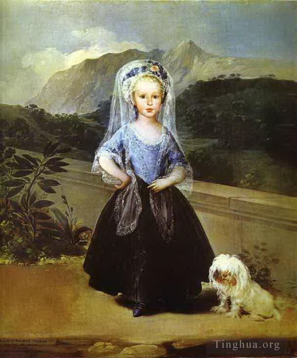 弗朗西斯科·戈雅作品《玛丽亚·特蕾莎·德·博邦·瓦拉布里加的肖像》