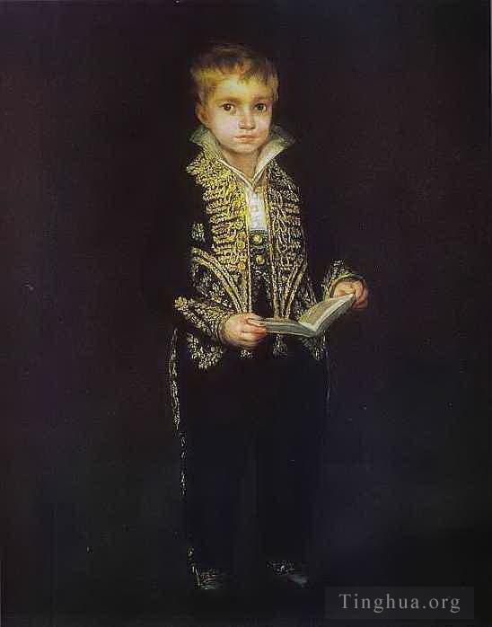 弗朗西斯科·戈雅 的油画作品 -  《维克多·古耶的肖像》