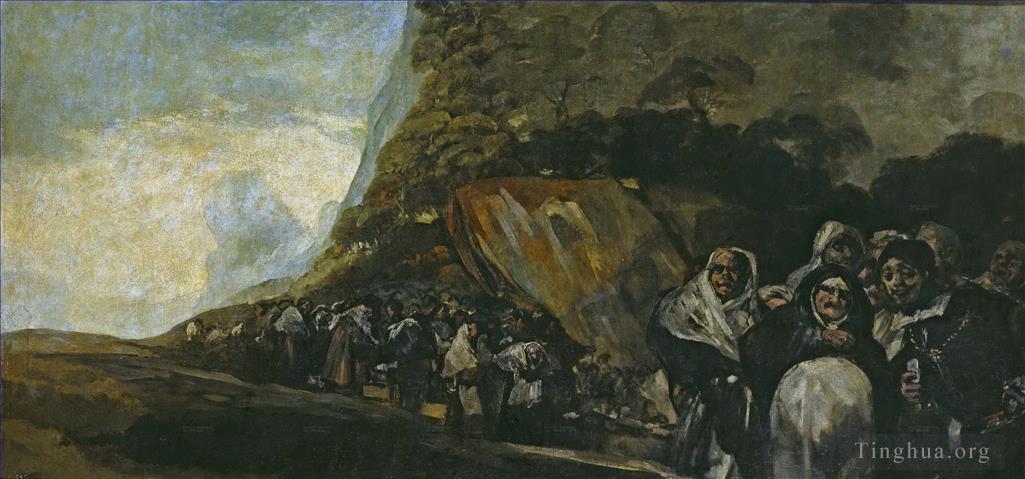 弗朗西斯科·戈雅作品《圣堂长廊》