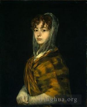 艺术家弗朗西斯科·戈雅作品《萨巴萨·加西亚女士》