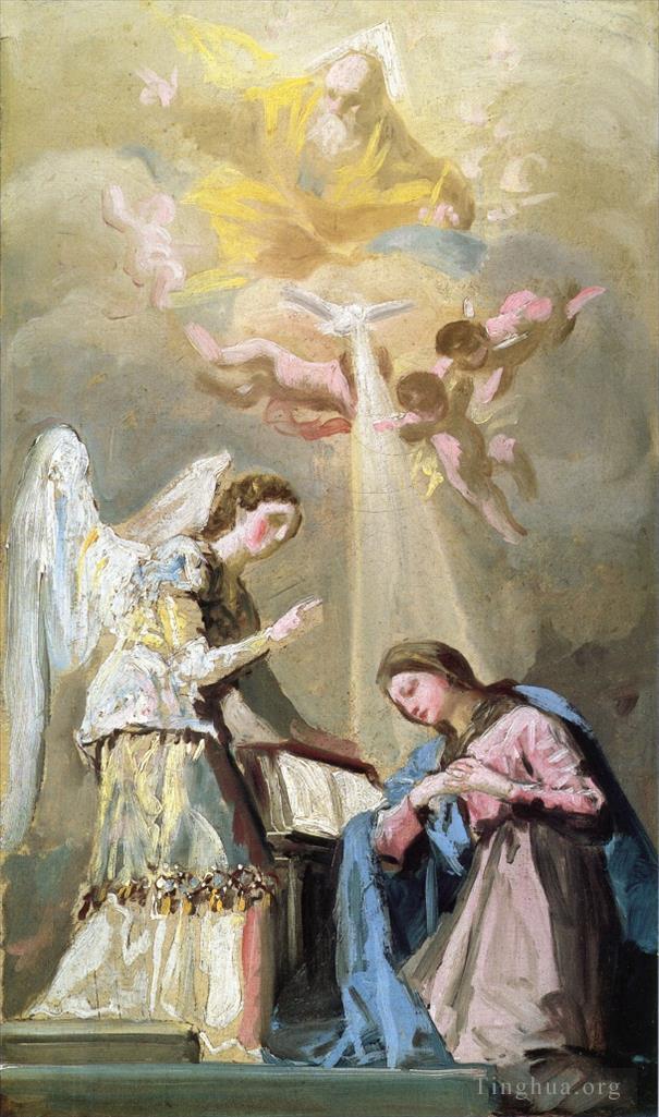 弗朗西斯科·戈雅作品《天使报喜,1785》