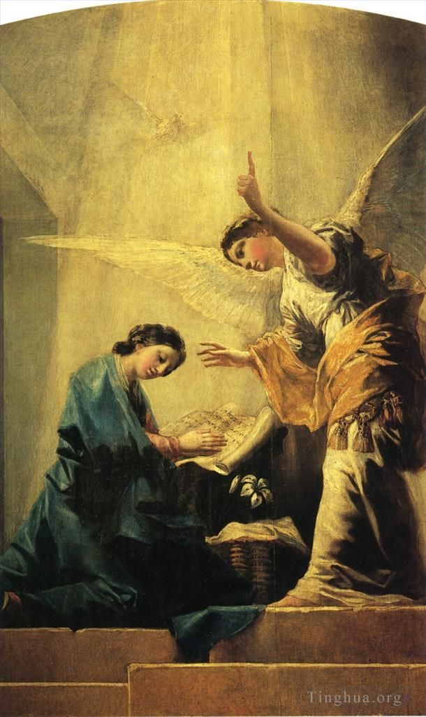 弗朗西斯科·戈雅 的油画作品 -  《天使报喜》