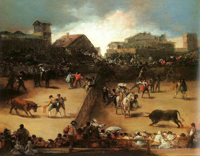 弗朗西斯科·戈雅 的油画作品 -  《斗牛》