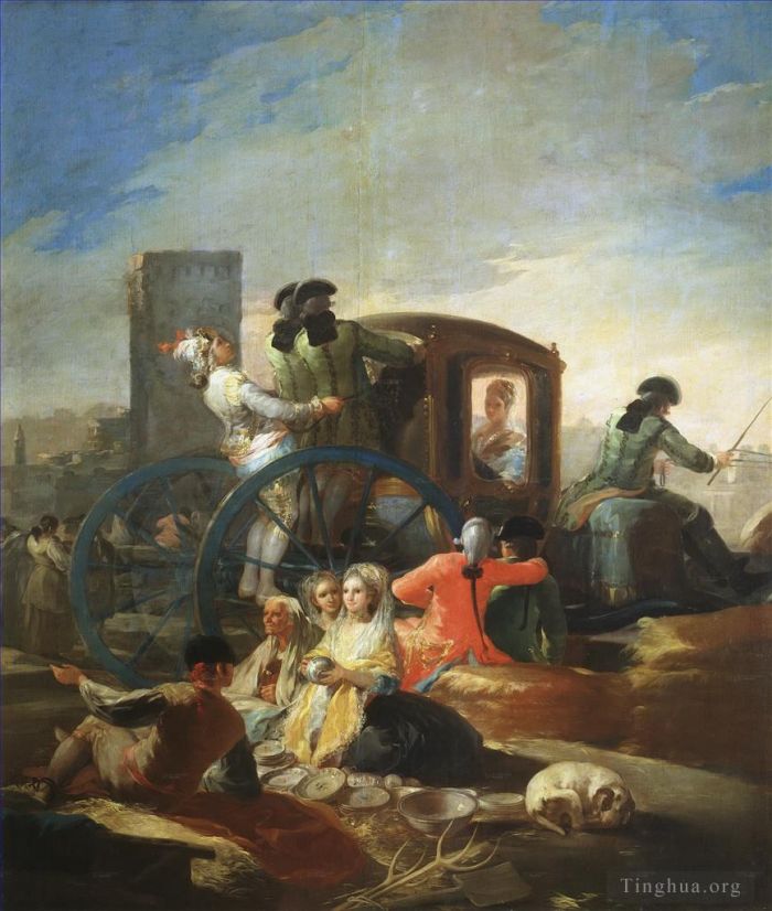 弗朗西斯科·戈雅 的油画作品 -  《陶器供应商》