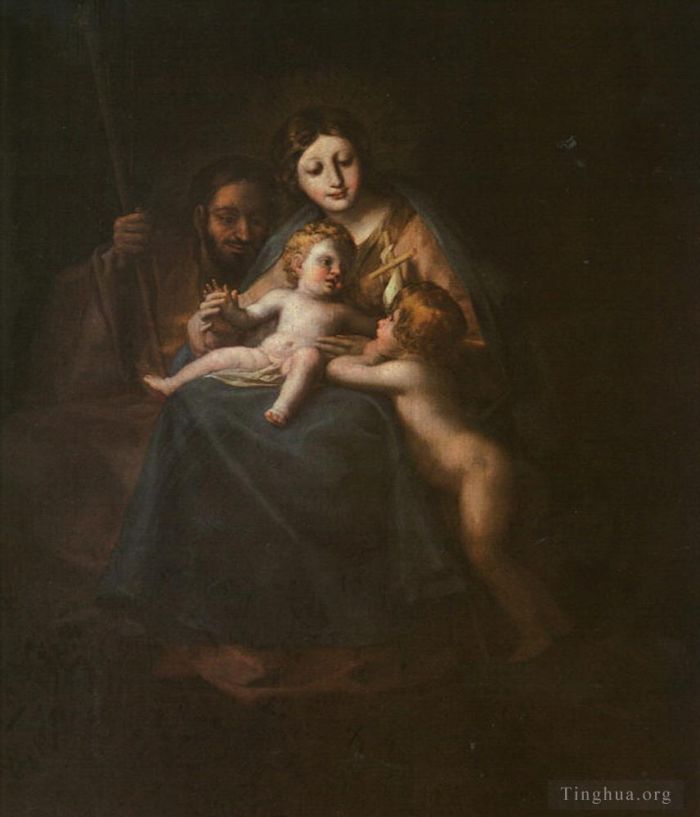 弗朗西斯科·戈雅 的油画作品 -  《圣家族》